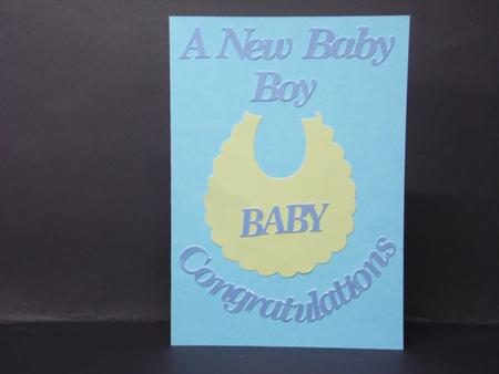 Baby Bib Cutting File For - Co-ordinates With If File by Laura Nicholls