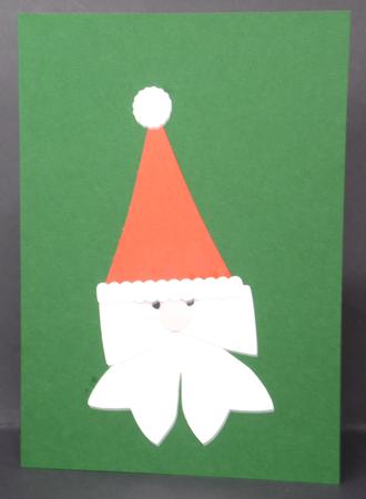 722 Santa Face Topper by Laura Nicholls