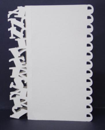 On The Fold Anniversary Card Template  by Laura Nicholls