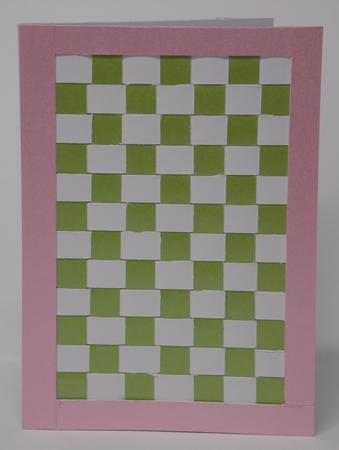 Basket Weave Card 1 by Laura Nicholls