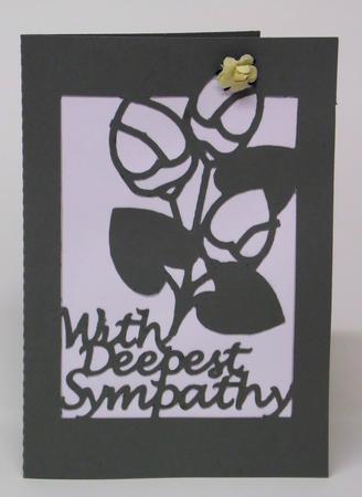 Sympathy Card by Laura Nicholls