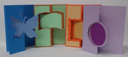 519 Set of 4 Swing Cards Multiple Machine Formats by Laura Nicholls