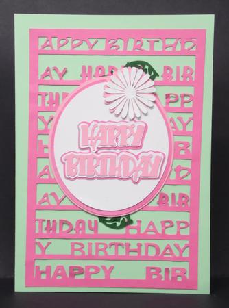 Happy Birthday background topper by Laura Nicholls