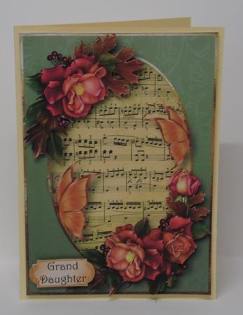 Autumn Roses & Butterflies by Laura Nicholls