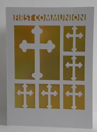 First Communion Card by Laura Nicholls