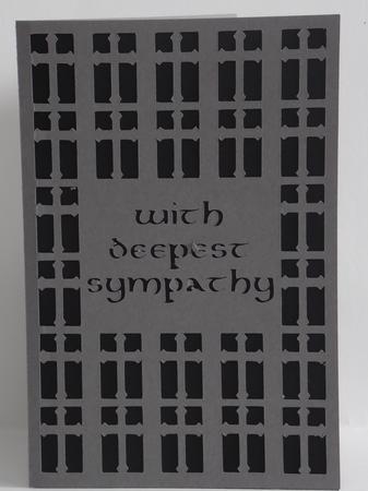 Deepest Sympathy Bereavement Card by Laura Nicholls