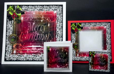 Yule Tide Magic - Simply Merry Christmas 3 +insert & Tag by Laura Nicholls