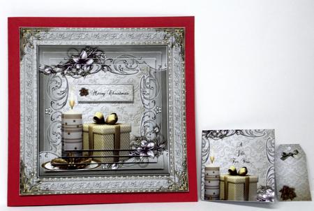 Golden Christmas Pyramage by Laura Nicholls