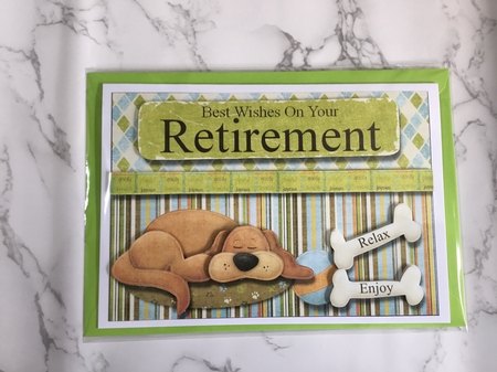 Best Wishes on Your Retirement Card Front by Lauren Bell