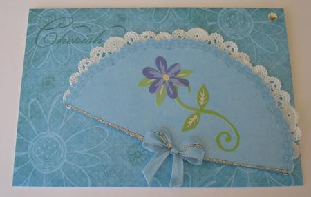 Blue Fan by Laurie Gerhardt