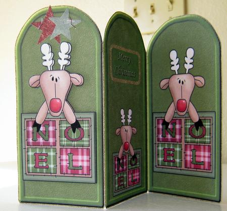 Rudolf x 3 by Laurie Gerhardt