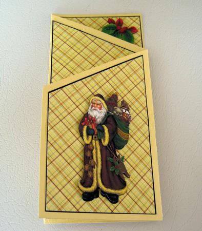 Vintage Santa Cascade by Laurie Gerhardt