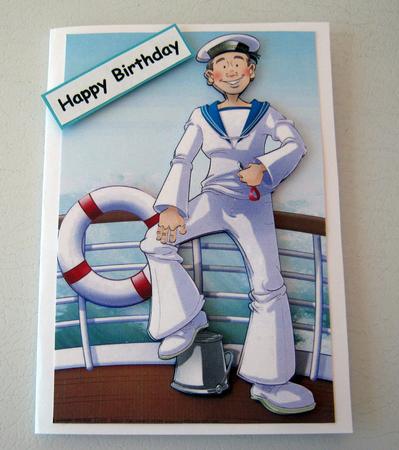 Sailor Dude A4. by Laurie Gerhardt