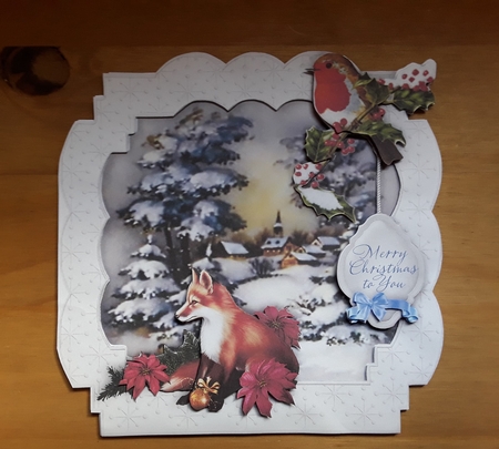 Little Christmas Bird - Christmas View by Leanna Hudson