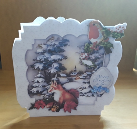 Little Christmas Bird - Christmas View by Leanna Hudson