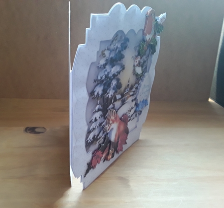 Little Christmas Bird - Christmas View by Leanna Hudson