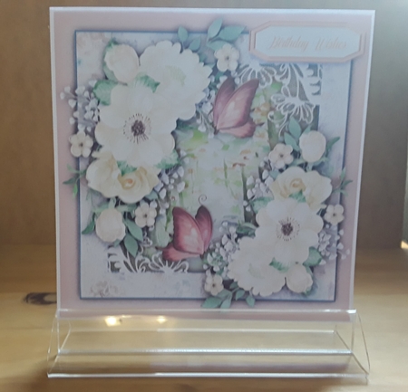 8x8 Mini Kit , Cream Roses and Butterflys by Leanna Hudson