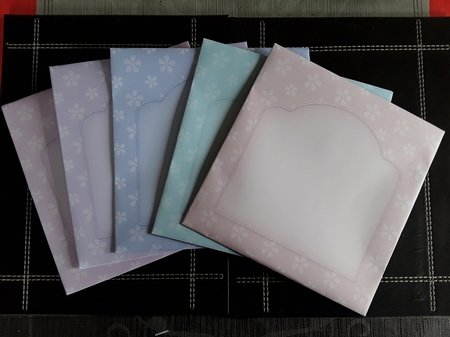 Small Flowers 7 x 7 Inch Envelope Kit by Leanna Hudson