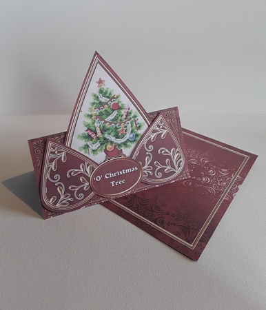 Elegant Tree Red 'o' Christmas Tree Teardrop Trio Kit by Leanna Hudson