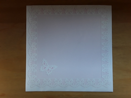 Lilac Flower Basket Fancy Over 3D Mini Card Kit by Leanna Hudson