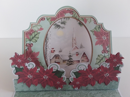 Christmas Winter Pub 3D Easel Card Mini Kit by Leanna Hudson