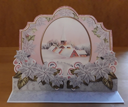 Christmas Snow Church 3D Easel Card Mini Kit by Leanna Hudson