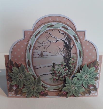 Winters Tale Fancy Shaped Over 3D Mini Card Kit by Leanna Hudson