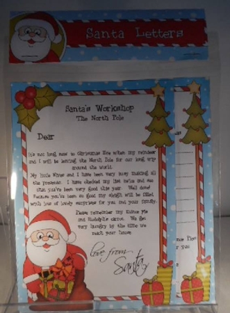 Xmas Santa Child's Santa Letter to and from Santa Mini Kits by Leanna Hudson