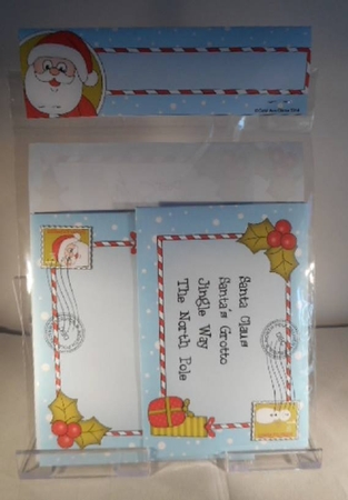 Xmas Santa Child's Santa Letter to and from Santa Mini Kits by Leanna Hudson