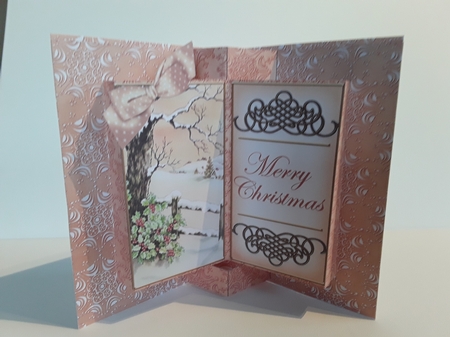 Winter Tale Double Fold 3D Card Mini Kit by Leanna Hudson