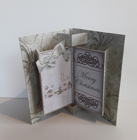 Winter Pub Double Fold 3D Card Mini Kit by Leanna Hudson