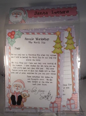 Xmas Santa Child's Santa Letter to and from Santa by Leanna Hudson