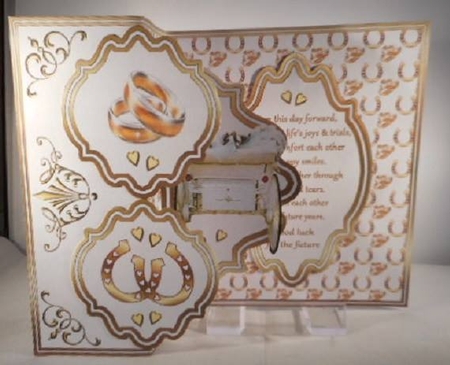 Fold Back Pop-up - Wedding Day by Leanna Hudson