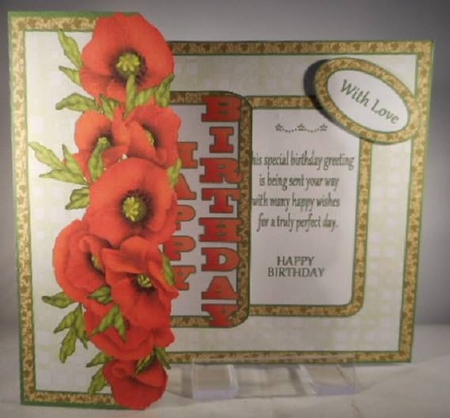 Fbp Poppies (birthday) by Leanna Hudson