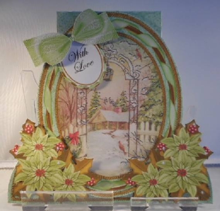 Winter Garden Special Large Oval Card Mini Kit by Leanna Hudson