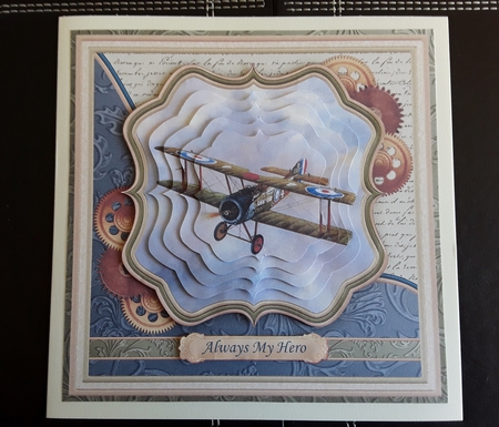 Vintage Raf Biplane 7.5 Pyramage Mini Kit by Leanna Hudson