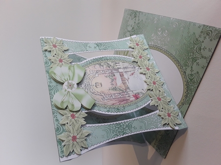Winter Garden Stand Up Cut Out 3D Christmas Card Kit by Leanna Hudson