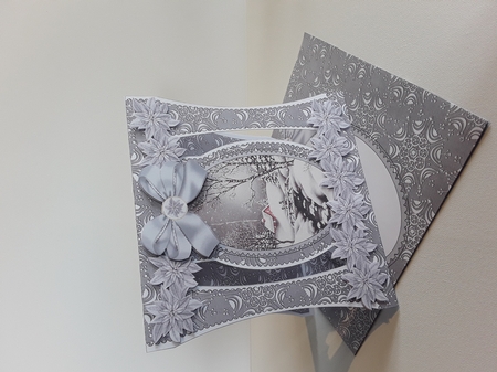 Winter Walk 2 Stand Up Cut Out 3D Christmas Card Kit by Leanna Hudson