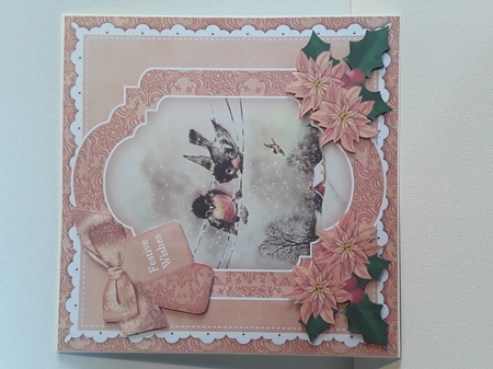 Cheeky Birds Festive Wishes Fancy 8in Step by Step by Leanna Hudson