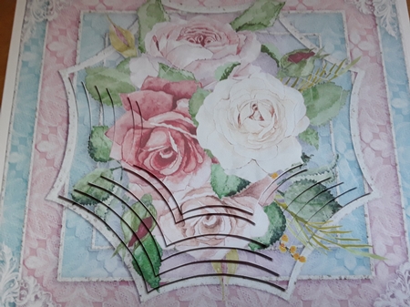 ladies multi purpose card Happy Birthday thank you by Leanna Hudson