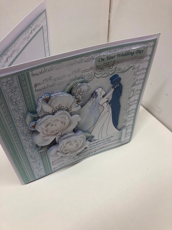 BRIDE & GROOM 1ST DANCE Wedding Day 8x8 Mint Decoupage Mini Kit by leeann sivewright