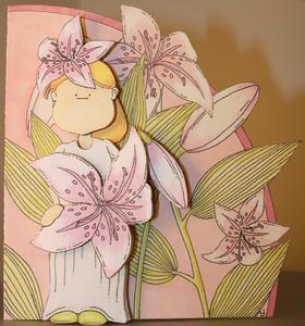 Lily Deco Doodles by Lee Jacobs