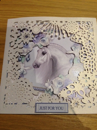Beautiful Horse & Dream Roses Mini Kit by Leone  Ellis