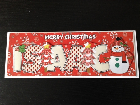 Cute Snowman Isaac Large D by Lesley Earing