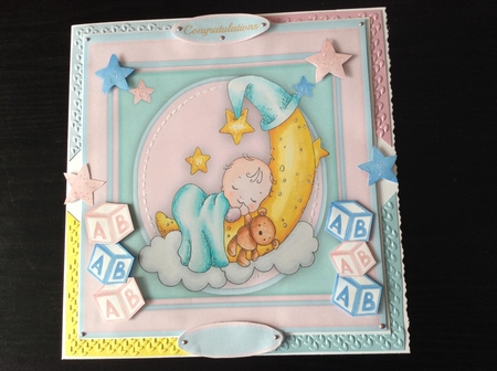 Cute Baby Moon by Lesley Earing