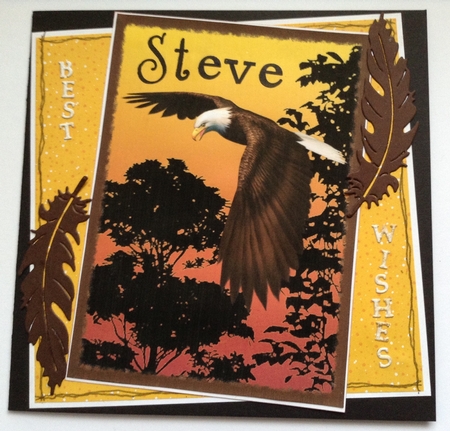 Eagle and Trees by Lesley Earing