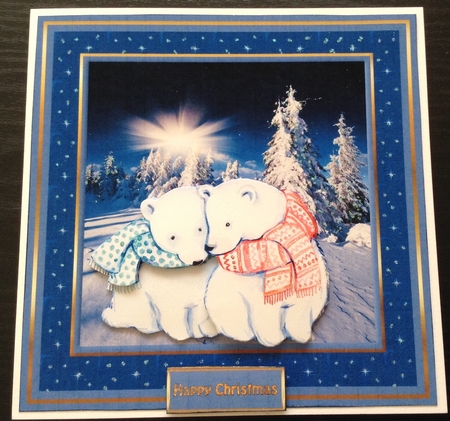 Polar bears keeping warm by Lesley Earing