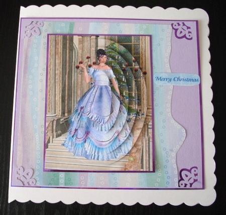Lavender Blue at Christmas Pyramage 2 by Lesley Earing