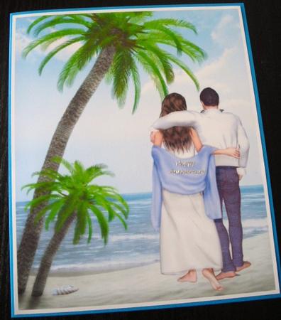 Tropical Beach Walk 2 by Lesley Earing
