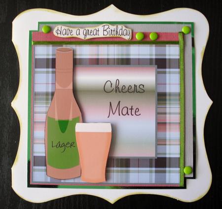 Lager Easel Card by Lesley Earing